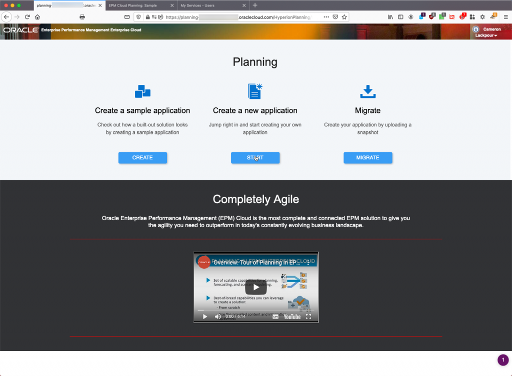 A Free Form Planning aka Essbase SaaS — part 1, creating an app – The ...