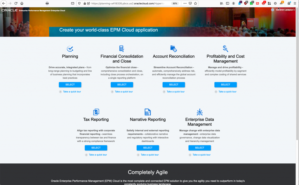 A Free Form Planning aka Essbase SaaS — part 1, creating an app – The ...