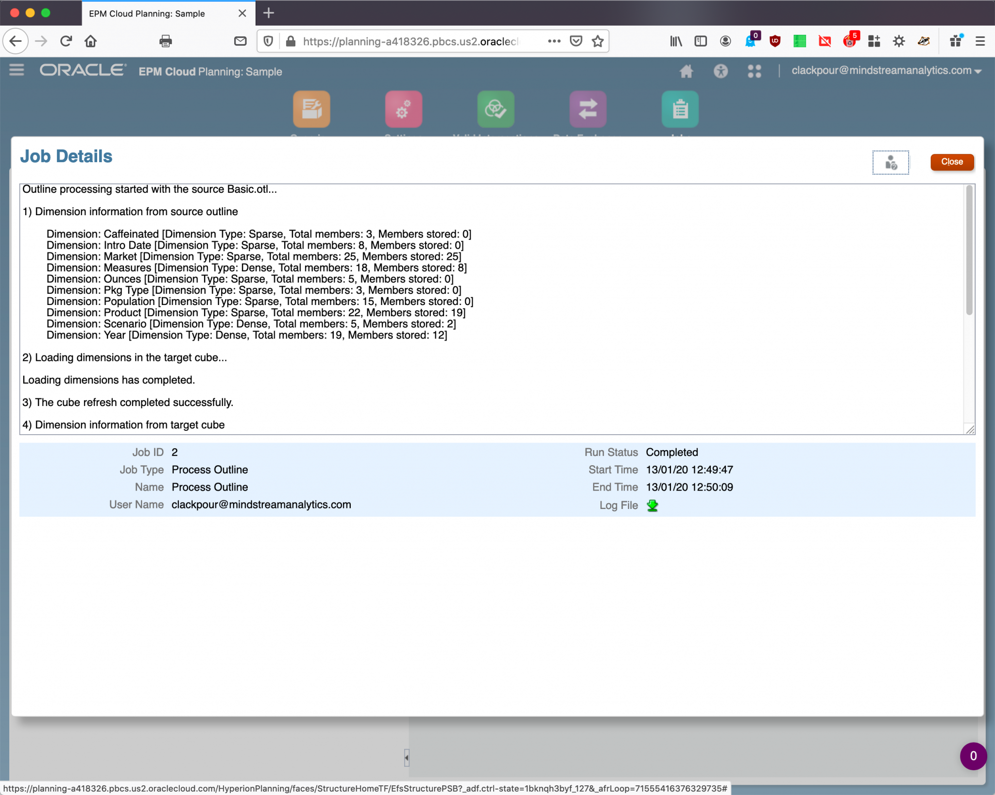 A Free Form Planning aka Essbase SaaS — part 1, creating an app – The ...